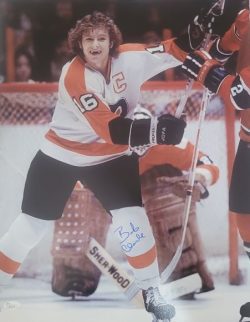 Autographed BOBBY CLARKE 16X20 Philadelphia Flyers Photo JSA
