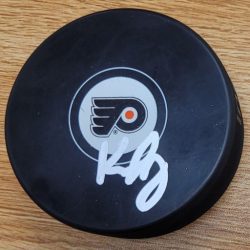 Autographed KEVIN MCCARTHY Philadelphia Flyers Hockey Puck