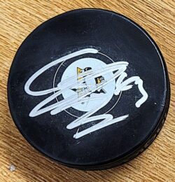Autographed CONOR SHEARY Pittsburgh Penguins Hockey Puck