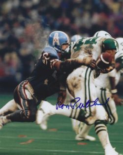 Autographed RON PRITCHARD 8x10 Houston Oilers Photo