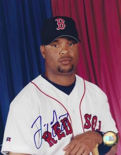 AUTOGRAPHED TROY O'LEARY 8x10 Boston Red Sox photo