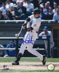 AUTOGRAPHED ALEX CINTRON 8x10 Chicago White Sox Photo