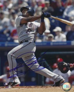 Autographed JOSE GUILLEN 8x10 Washington Nationals Photo