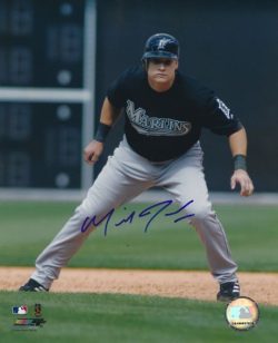 AUTOGRAPHED MIKE JACOBS 8x10 Florida Marlins Photo