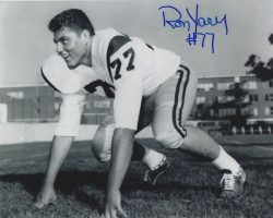 Autographed RON YARY 8X10 USC Trojans Photo