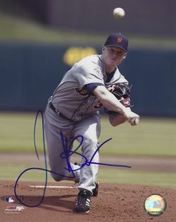 AUTOGRAPHED JEREMY BONDERMAN 8x10 Detroit Tigers Photo