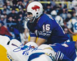 Autographed  Tom Flores  Buffalo Bills 8x10 Photo