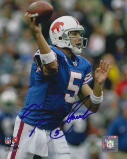 Autographed TRENT EDWARDS 8x10 Buffalo Bills Photo