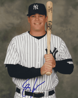 AUTOGRAPHED ERIC DUNCAN 8X10 NEW YORK YANKEES photo
