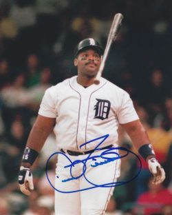 AUTOGRAPHED CECIL FIELDER 8X10 Detroit Tigers Photo