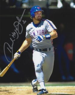 AUTOGRAPHED HOWARD JOHNSON 8X10 New York Mets photo