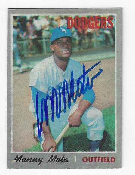 manny mota baseball card