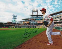 AUTOGRAPHED AARON NOLA 8X10 Philadelphia Phillies Photo