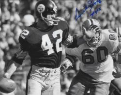 Autographed DICK HOAK 8X10 Pittsburgh Steelers Photo