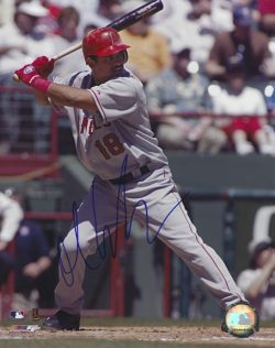 AUTOGRAPHED ORLANDO CABRERA 8X10 Los Angeles Angels photo