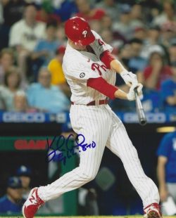 AUTOGRAPHED KYLE GIBSON 8X10 Philadelphia Phillies Photo