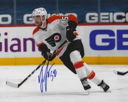 Autographed TANNER LACZYNSKI Philadelphia Flyers 8x10 Photo