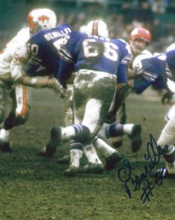 Autographed AL BEMILLER 8X10 Buffalo Bills Photo