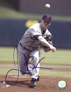 AUTOGRAPHED JEREMY BONDERMAN 8x10 Detroit Tigers Photo