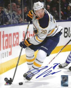 Autographed ZEMGUS GIRGENSONS 8X10 Buffalo Sabres Photo
