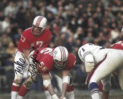 Autographed MIKE TALIAFERRO 8X10 New England Patriots photo