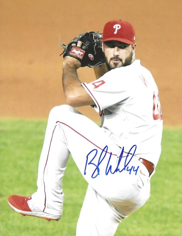 AUTOGRAPHED Brandon Workman 8X10 Philadelphia Phillies Photo