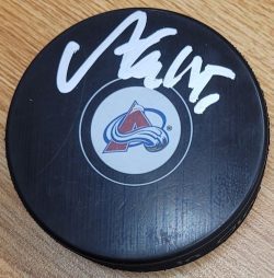 Autographed ALEX GALCHENYUK Colorado Avalanche Hockey Puck