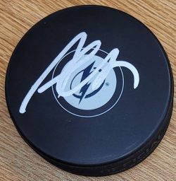 AUTOGRAPHED ALEX KILLORN Tampa Bay Lightning Puck