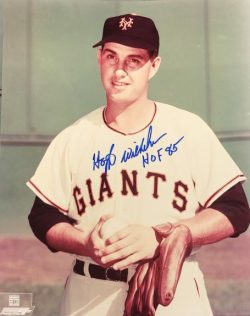 Autographed  HOYT WILHELM "HOF 85" 11x14 New York Giants Photo