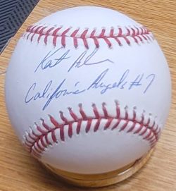 Autographed KENT ANDERSON Official Major League Baseball