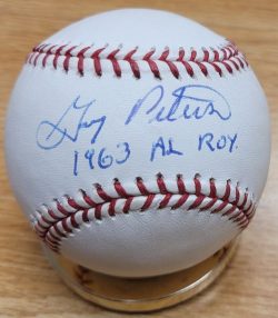 Autographed GARY PETERS Official Major League Baseball