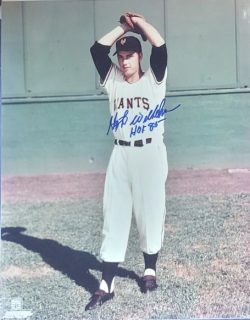 Autographed  HOYT WILHELM "HOF 85" 11x14 New York Giants Photo