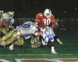 Autographed Ned Bolcar 8x10 Notre Dame Photo