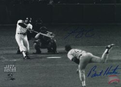 AUTOGRAPHED STEVE YEAGER and BURT HOOTON 8X10 Los Angeles Dodgers photo