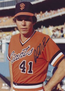 AUTOGRAPHED DARRELL EVANS 8X10 San Francisco Giants Photo
