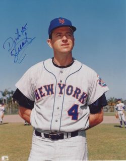 Autographed DICK STUART 8X10 New York Mets photo
