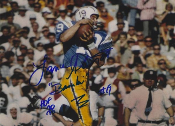 AUTOGRAPHED 8x10 LANCE ALWORTH "HOF 78" San Diego Chargers Photo