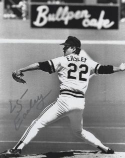 Autographed LOGAN EASLEY 8X10 Pittsburgh Pirates photo