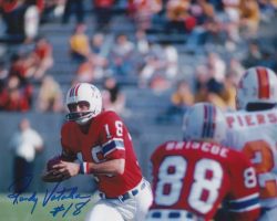 AUTOGRAPHED RANDY VATAHA 8X10 New England Patriots photo