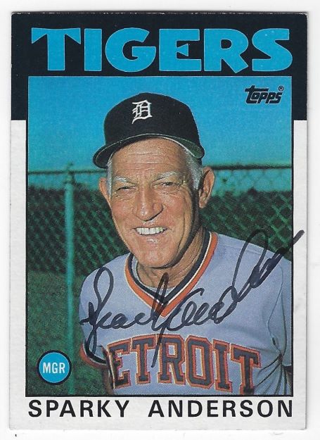 Sparky Anderson (Hall of Fame) Baseball Cards