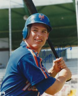 AUTOGRAPHED GREGG JEFFERIES 8X10 New York Mets photo