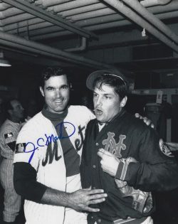AUTOGRAPHED J.C. MARTIN 8X10 New York Mets photo