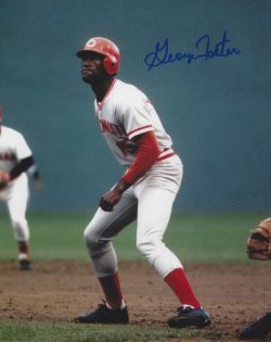 AUTOGRAPHED GEORGE FOSTER 8X10 Cincinnati Reds Photo