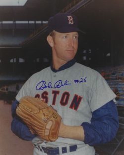 AUTOGRAPHED BOB BOLIN 8x10 Boston Red Sox photo