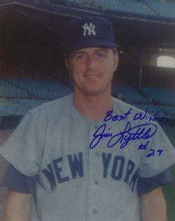AUTOGRAPHED JIM LYTTLE 8x10 New York Yankees Photo