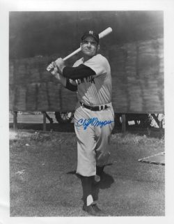 AUTOGRAPHED CLIFF MAPES 8x10 New York Yankees Photo
