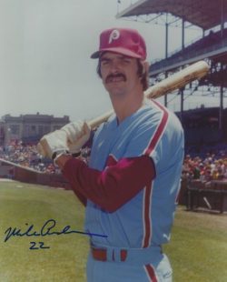 AUTOGRAPHED MIKE ANDERSON 8x10 Philadelphia Phillies Photo