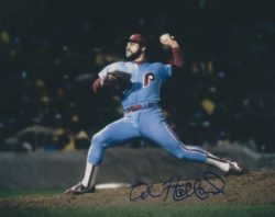 AUTOGRAPHED AL HOLLAND 8x10 Philadelphia Phillies Photo