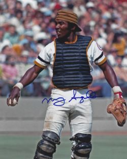 Autographed MANNY SANGUILLEN 8X10 Pittsburgh Pirates Photo