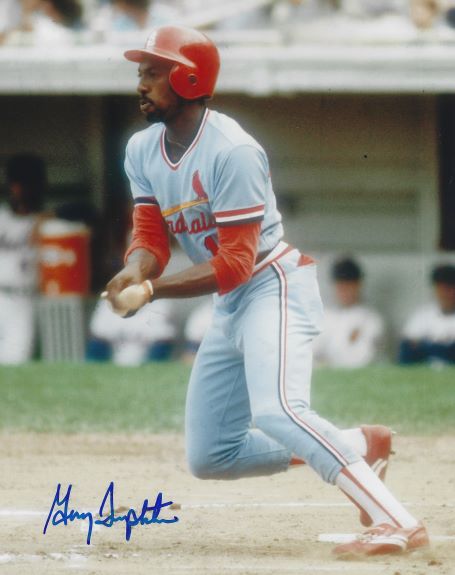 AUTOGRAPHED GARRY TEMPLETON 8x10 St. Louis Cardinals Photo - Main Line  Autographs